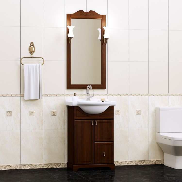 Мебель для ванной Bellezza Берта подвесная 90 красная купить по цене 35614 руб. в Москве в интернет магазине Amzu