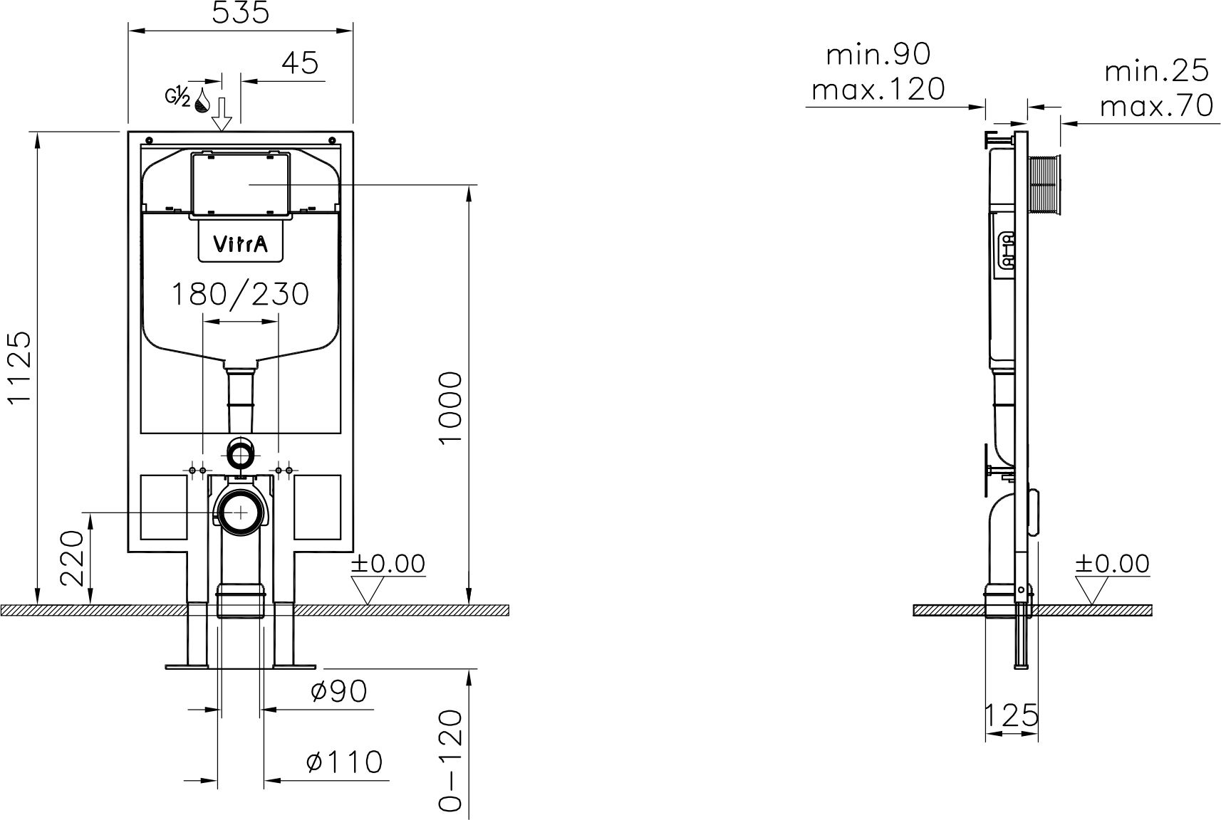 Инсталляция vitra. Vitra 9003b003-7200. Vitra 9773b003-7200. Normus 9773b003-7200. Vitra Normus 9773b003-7201.